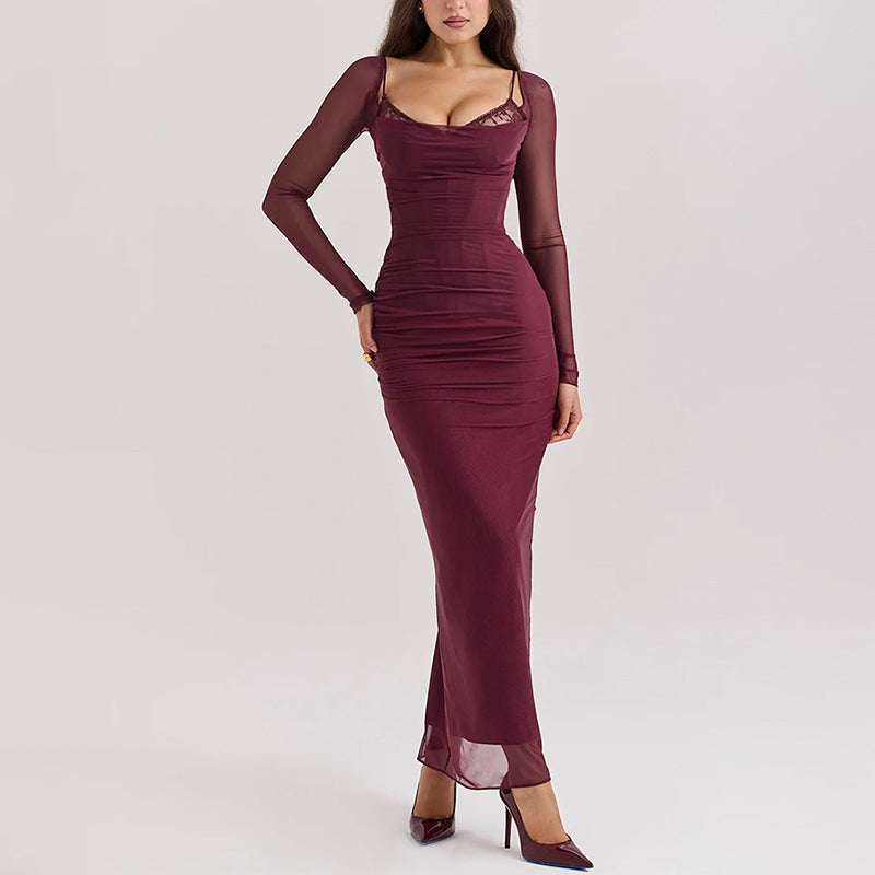 Randall שמלת מקסי אלגנטית