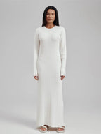 Jana שמלת מקסי סרוגה