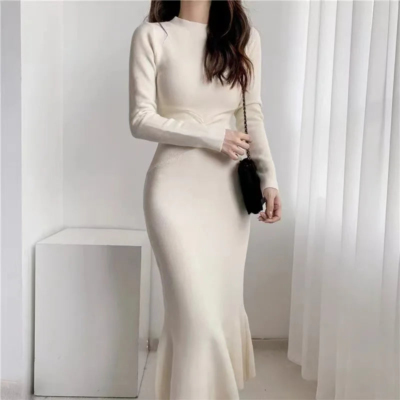 Riddle שמלת סריג מרמייד