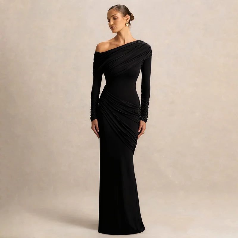 שמלת מקסי אלגנטית דגם- Daria