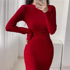 Riddle שמלת סריג מרמייד