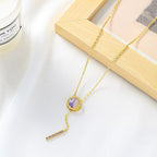 Aurora שרשרת קריסטל אלגנטית